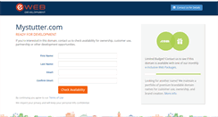 Desktop Screenshot of mystutter.com